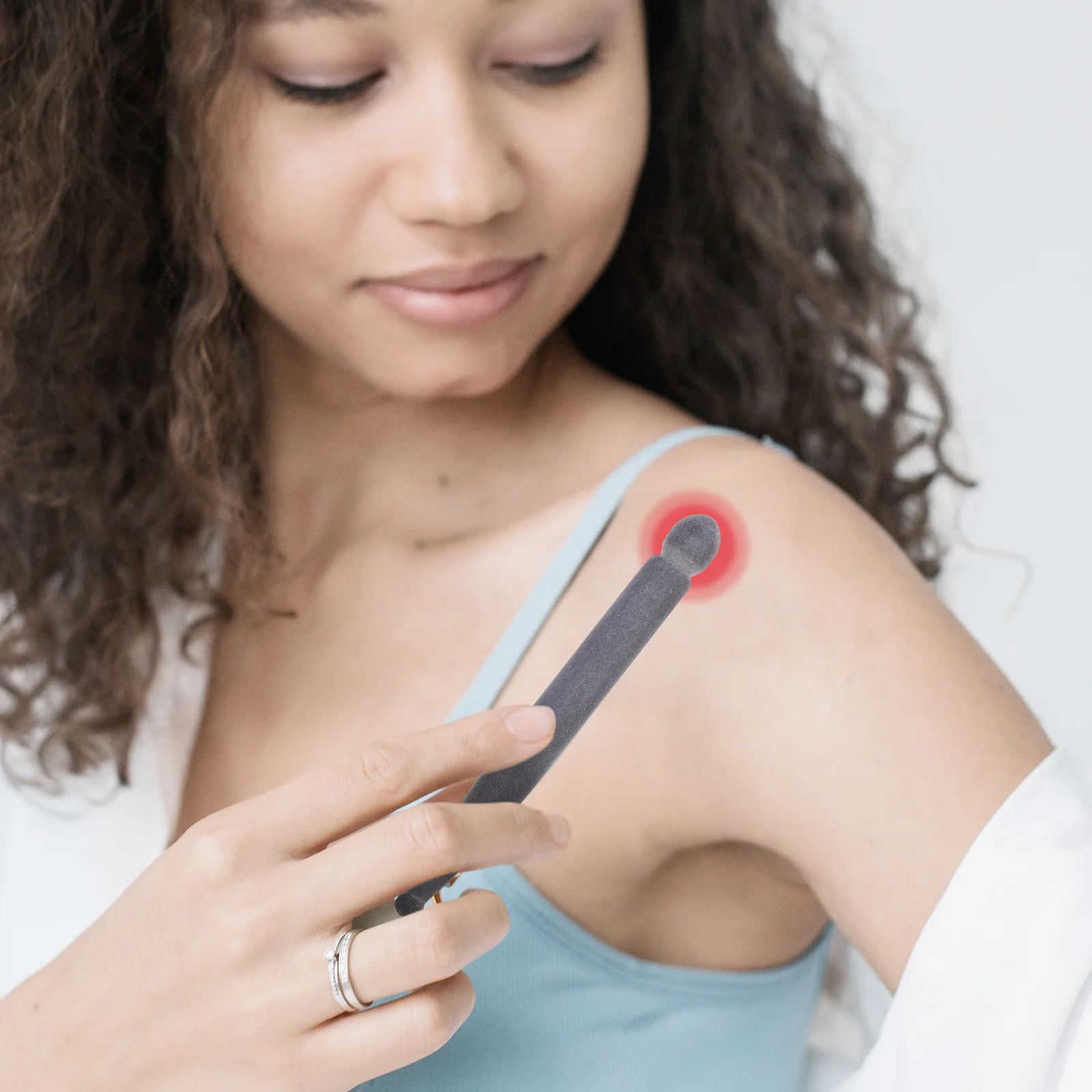 

2Pcs Natural Bianstone Acupoint Massage Rods Beauty Sticks Sole Foot Hand Body Massage Tools for Fatigue Swelling Relief