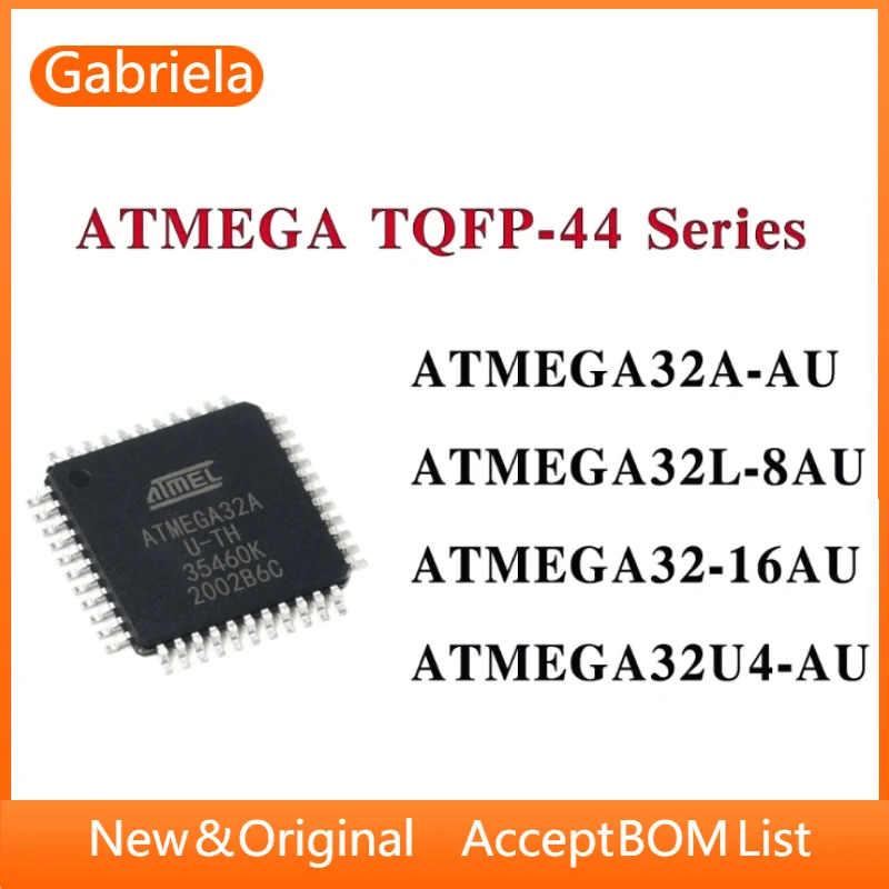 

ATMEGA32-16AU ATMEGA32L-8AU ATMEGA32A-AU ATMEGA32U4-AU IC MCU Chip