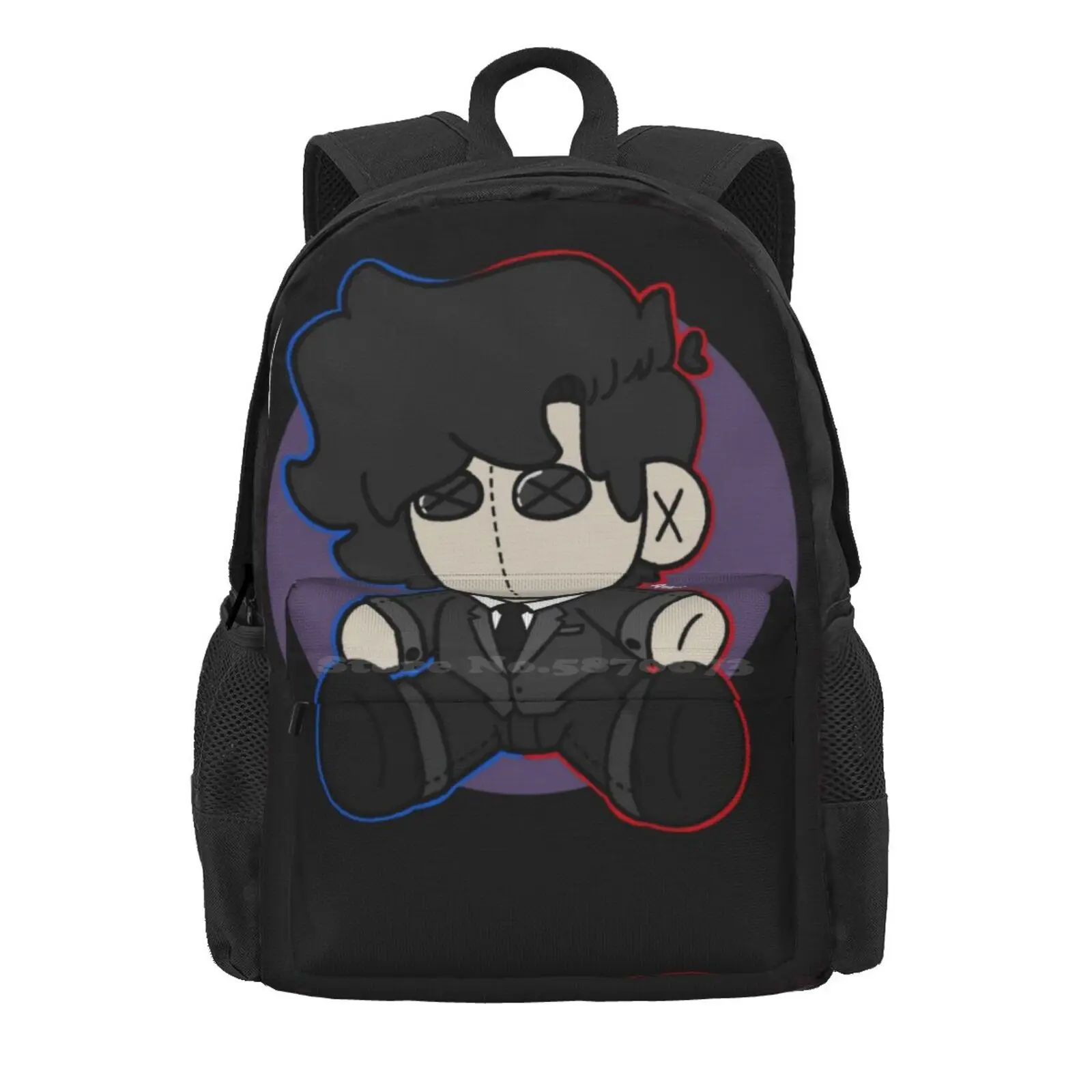 Stuffy Darkiplier Hot Sale Schoolbag Backpack Fashion Bags Darkiplier Markimoo Fan Art Fanart Jacksepticeye