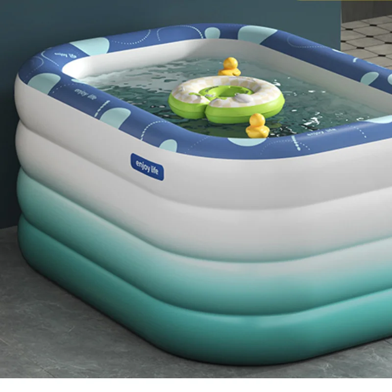 

2024 Outdoors Bathtub Portable Bath Tub for Children Collapsible Inflatable Bath Tub Baby Household Swimming Pool