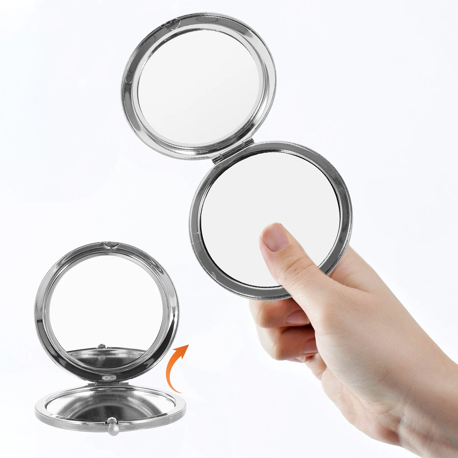 

Pocket For Purse Foldable Compact Travel HD Mini Mirror Portable Small Mirror Bridesmaid Gift Bathroom Accessory