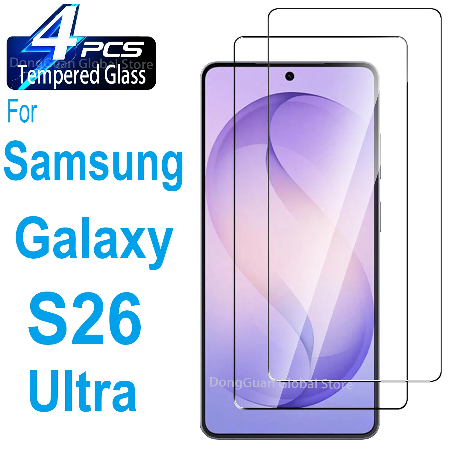 

1/2/3/4Pcs For Samsung Galaxy S26 Ultra Tempered Glass Screen Protector Glass
