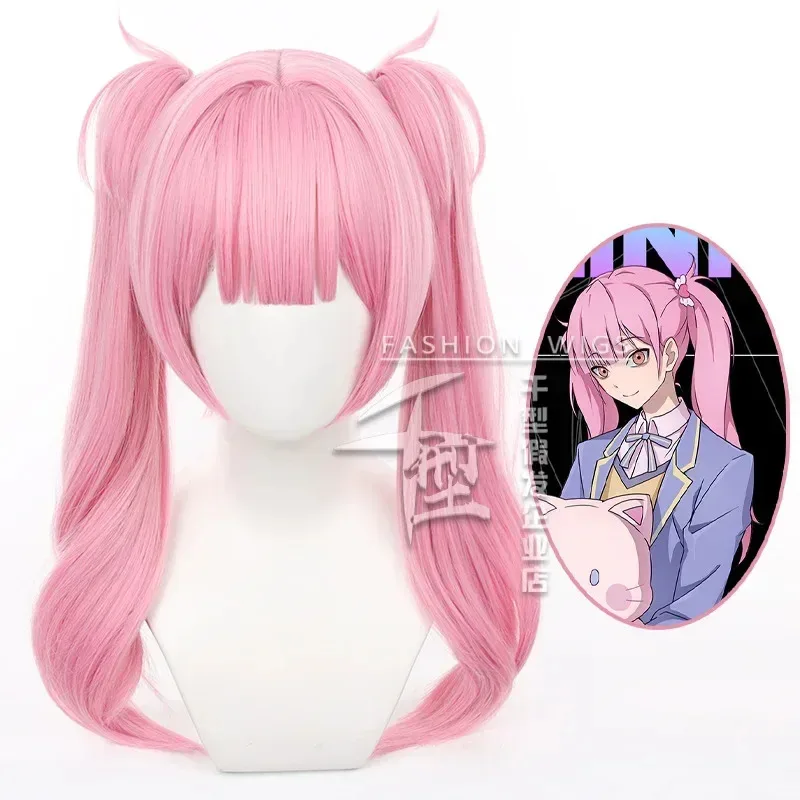 

Anime Link Click Li tianxi Cosplay Wig Women Long Pink Wigs Party Cosplay Prop Heat Resistant Synthetic Wig for Woman