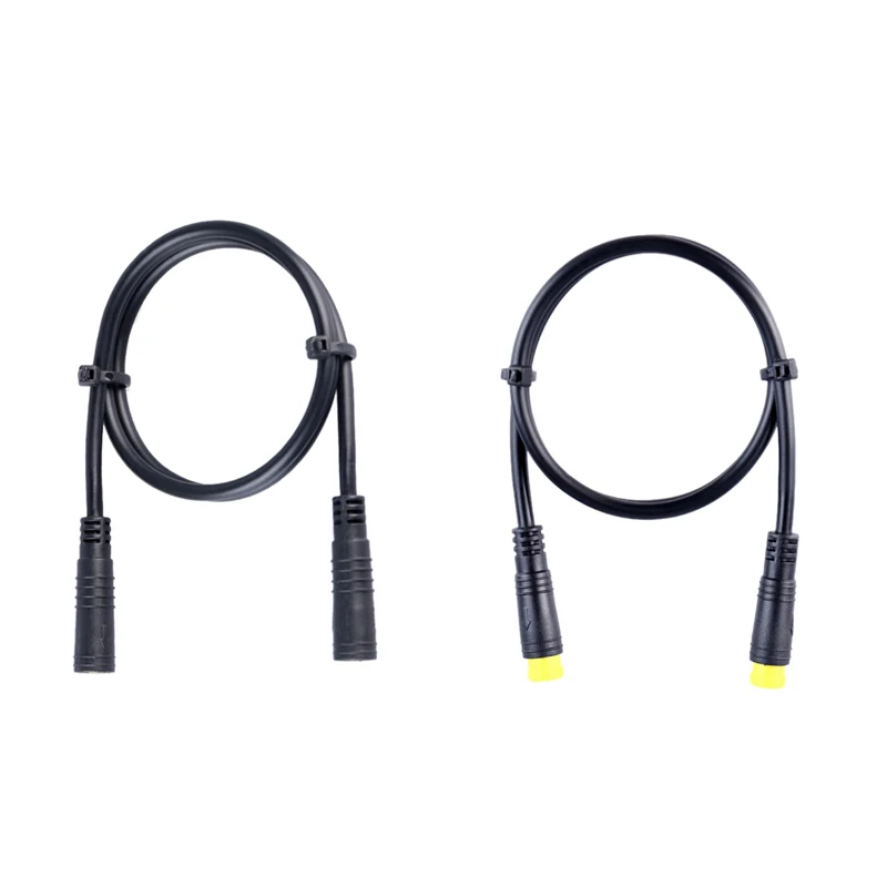 Electric Bicycle Extension Cable 3 Pin Waterproof Cable Ebike Extension Cable Connector For Bafang