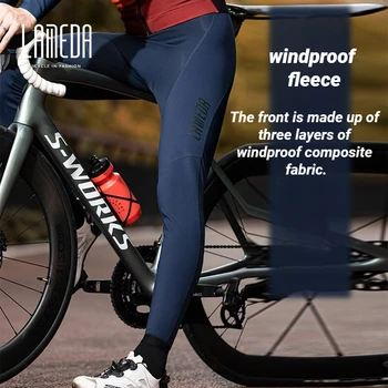 Lambda winter cycling pants women bibs warm fleece windproof Backpacker bicycle pants splaroad road mountain bike pants