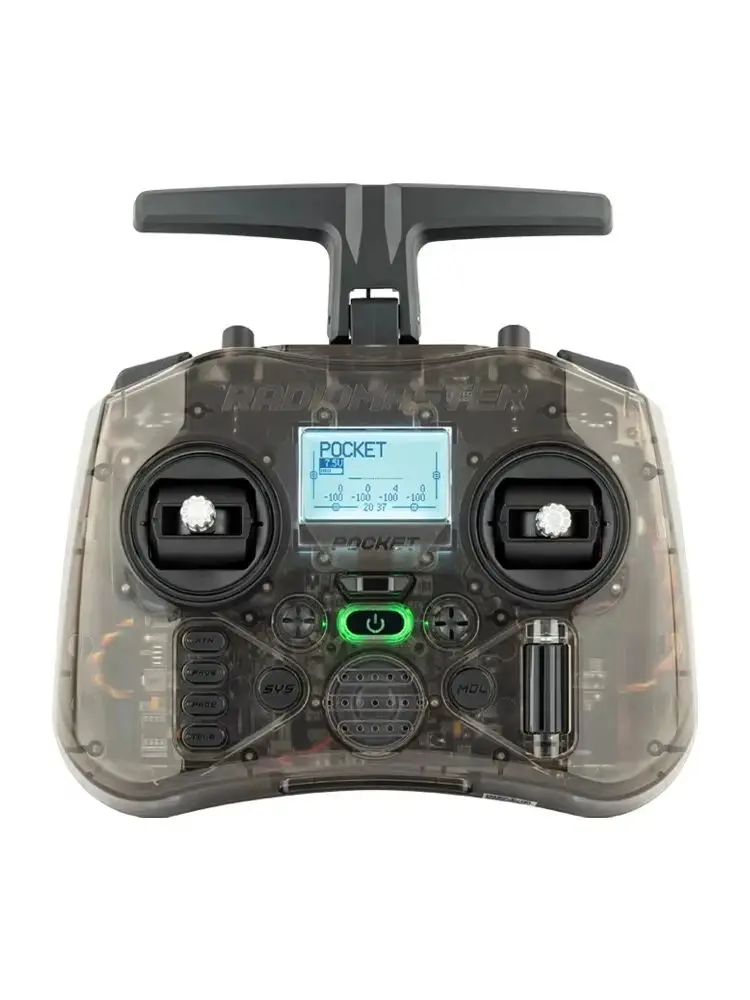 Radiomaster Pocket EdgeTX 2.4G Radio Controller FCC LBT (Mode2 Left-handed Throttle ) CC2500 / ELRS Hall Gimbal Transmitter — 2