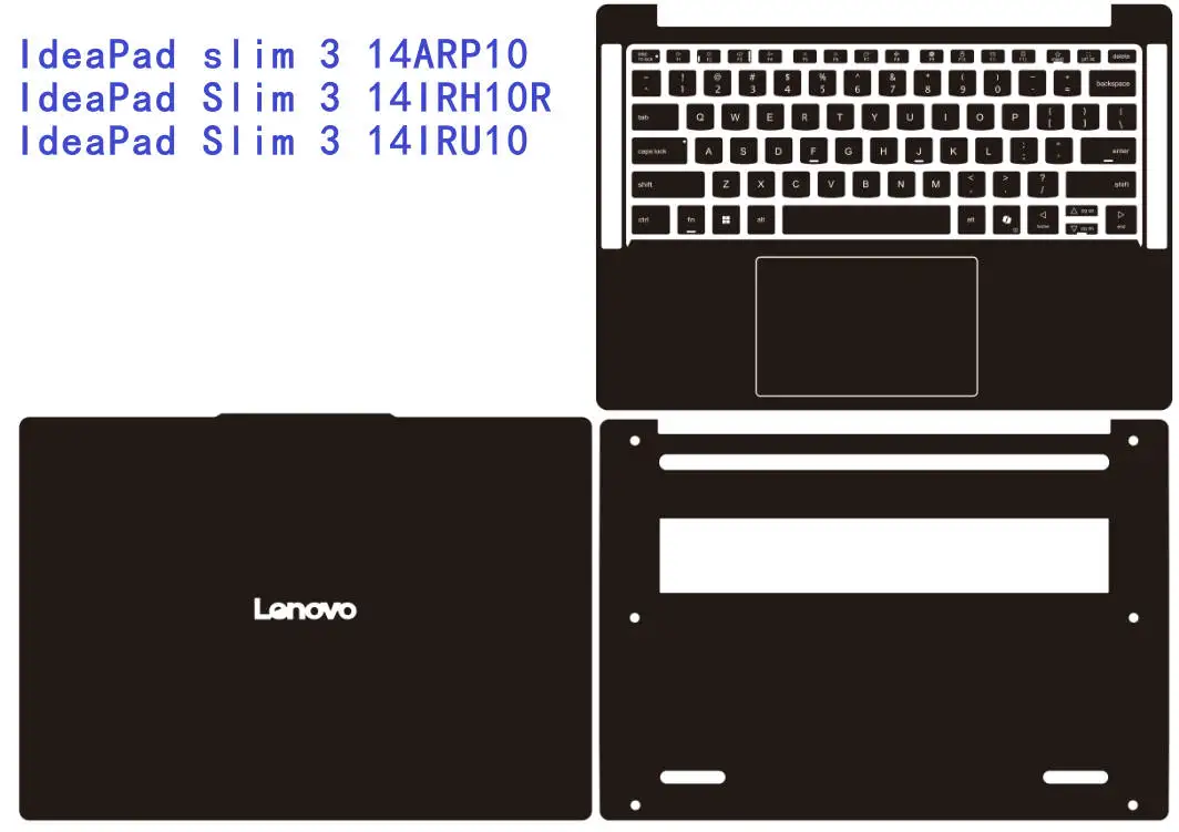 For Lenovo IdeaPad Pro 5 14 / Slim 3 Slim 5 14 14IAH10 AKP10 ASP10 IAH10 AHP9 IMH9 APH8 Laptop Vinyl Decal Cover Sticker Skin
