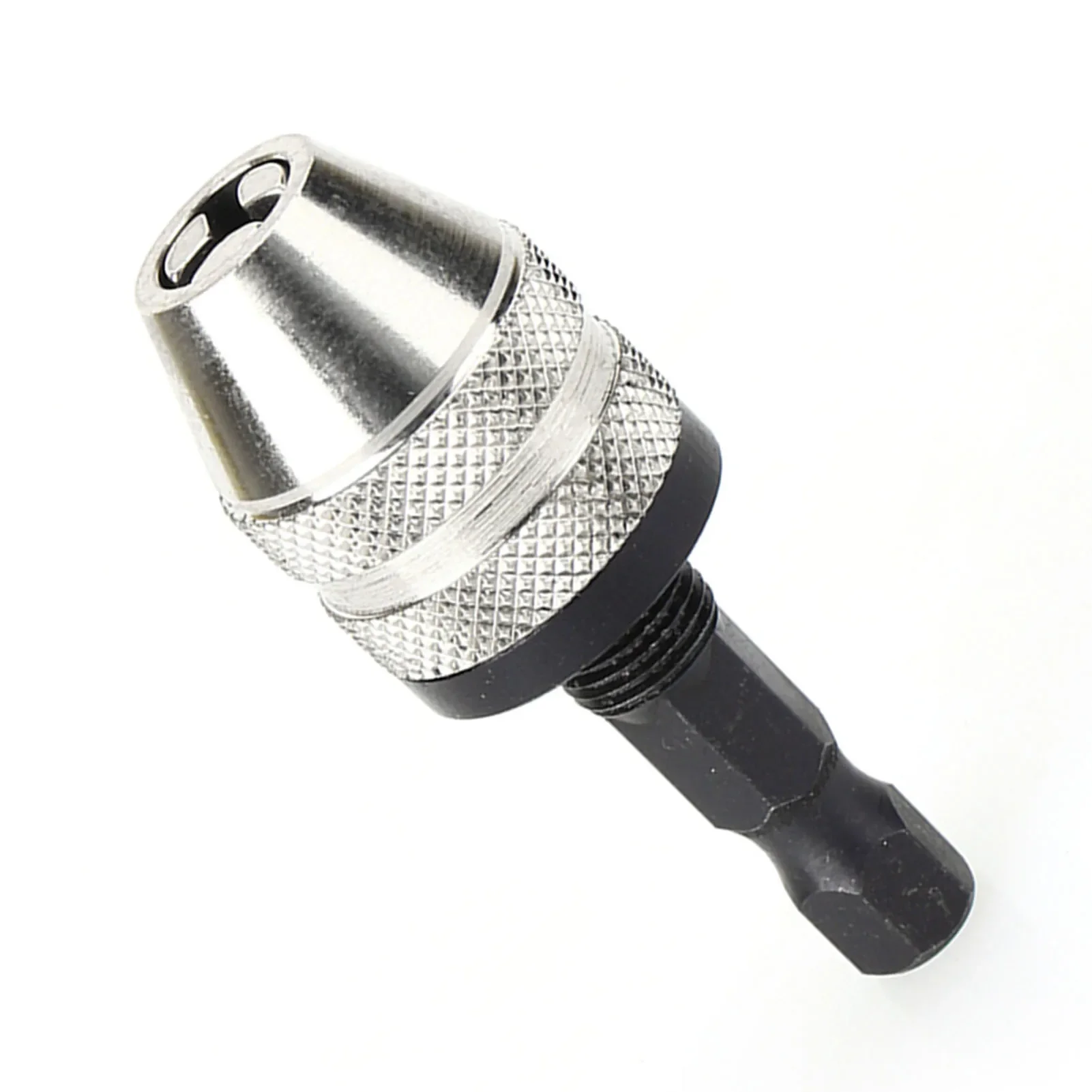1/4 "0.3 ~ 3.6mm Punta da trapano senza chiave Mandrino Convertitore adattatore con codolo esagonale Utensili industriali Mandrino per trapano Mandrino per trapano senza chiave