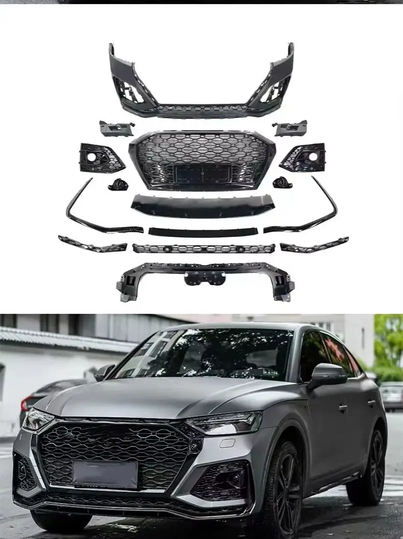 

Body Kit for Audi Q5 Q5L 2021-2025 modified Front bumper assembly grille Surround Car Accessories