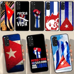 Cuba flag Art For Redmi Note 12 Pro Plus Cover For Redmi Note 10 8 9 11 Pro 12S 11S 10S 9S 9C 10C 12C Case