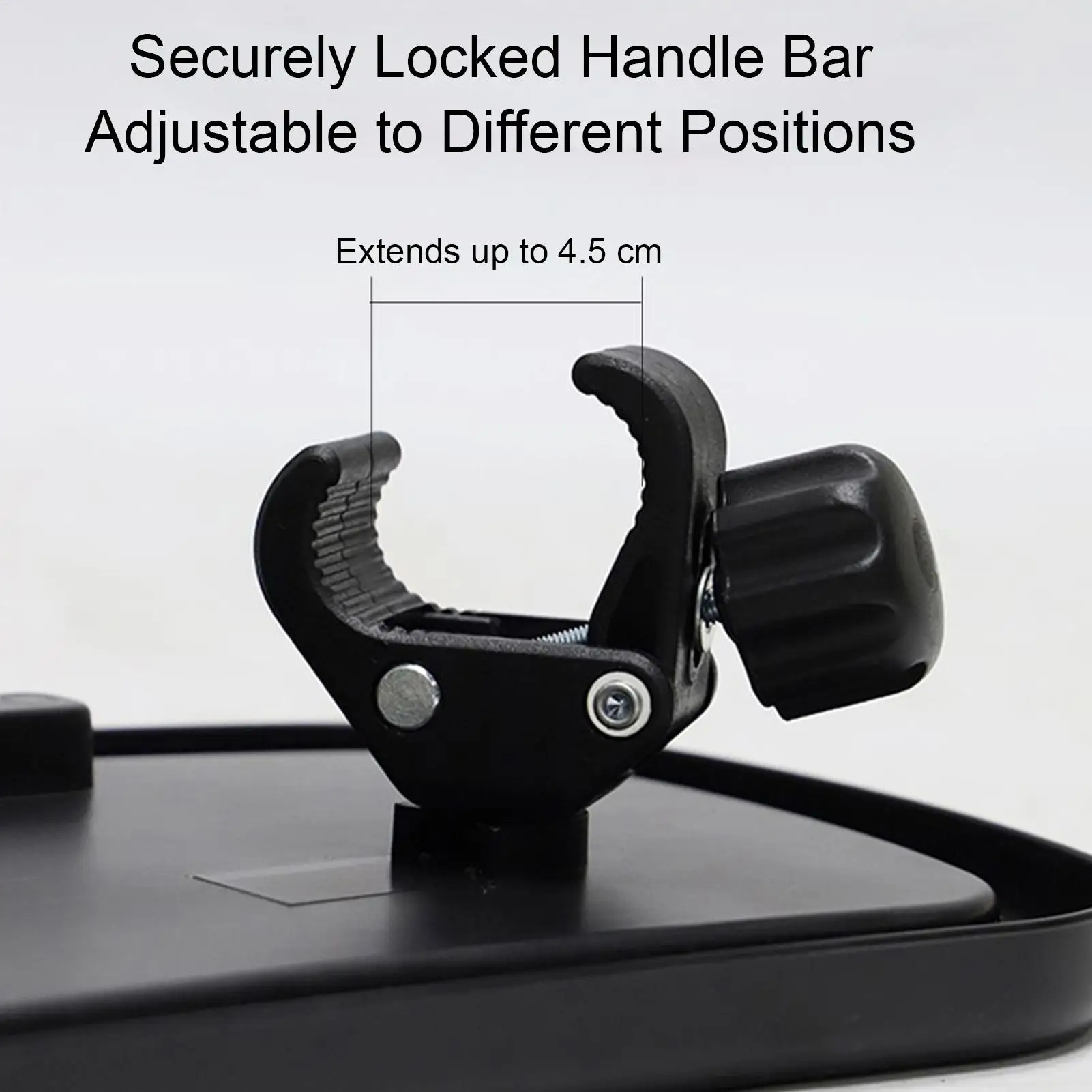 Stroller Tray Attachment Removable Sturdy Stroller Cup Snack Holder Clamp Adapter Attachment For Baby Toddler Family Trips view 4