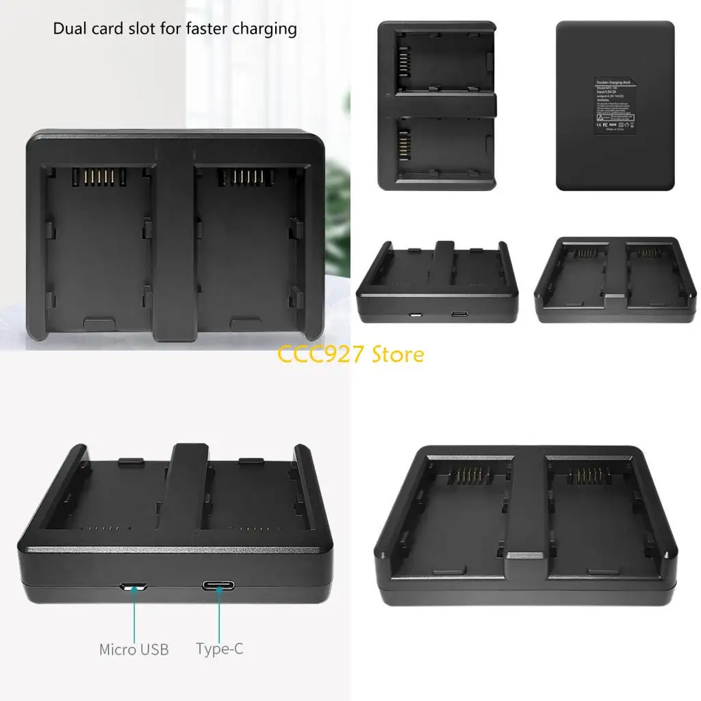 B03F New for NPX-108 Digital Camera Battery Charging Lithium Battery for Home Travel Camera Charging Dual-Slot