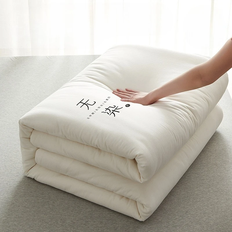 

Cotton Quilt Xinjiang Long-staple Cotton Mattress Pad Even and Odd-sized Household Items Comforters Bedding Items