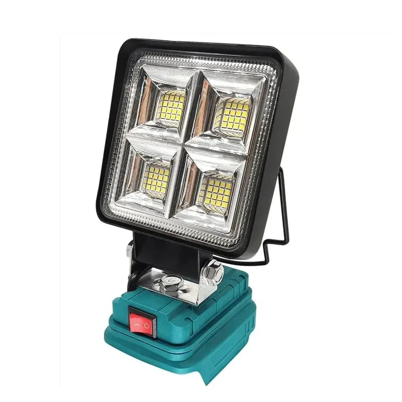 eyfl-64-led-コードレスワークライト、4-インチスポットライト、18v-バッテリー用充電式ライト