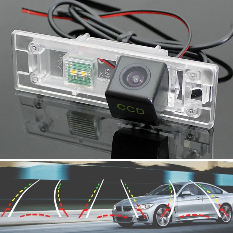 Car Intelligent Dynamic Trajectory Reverse Camera FOR BMW 1 M1 F20 F21 E81 E87 6 series 120i 135i 640i F12 F13 Z4 E89 E85 E86 HD