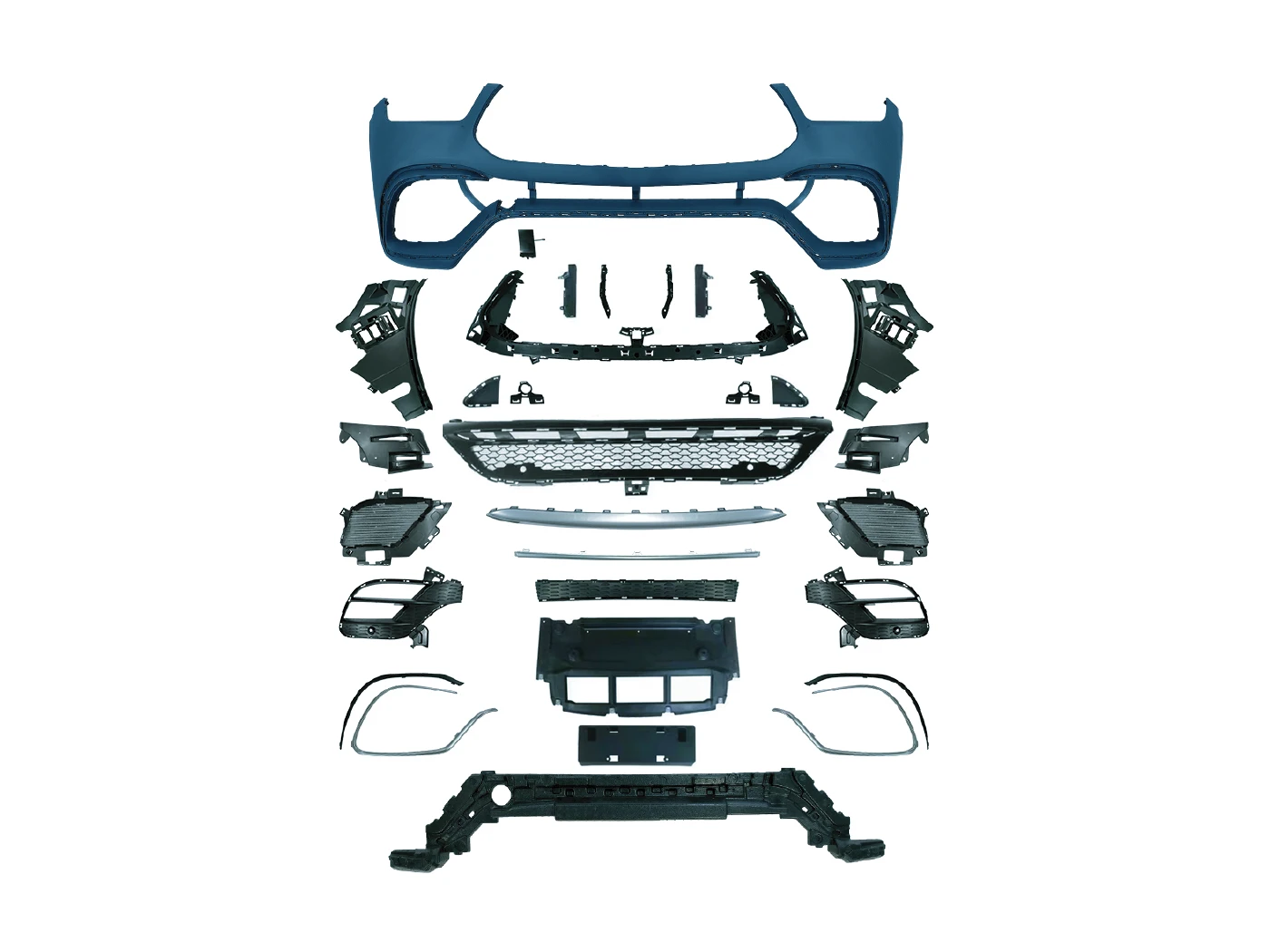 Front Bumper Bodykit for  GLE W167 350 450 2020-IN V167 GLE SUV Facelift GLE63 AMG Real GLE63