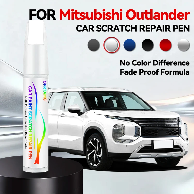 

Ручка-корректор для ремонта краски, средство для удаления царапин, аксессуары для авто, черный, белый цвет, для Mitsubishi Outlander 2001-2025 CU CW0 GF0 GG0Purp