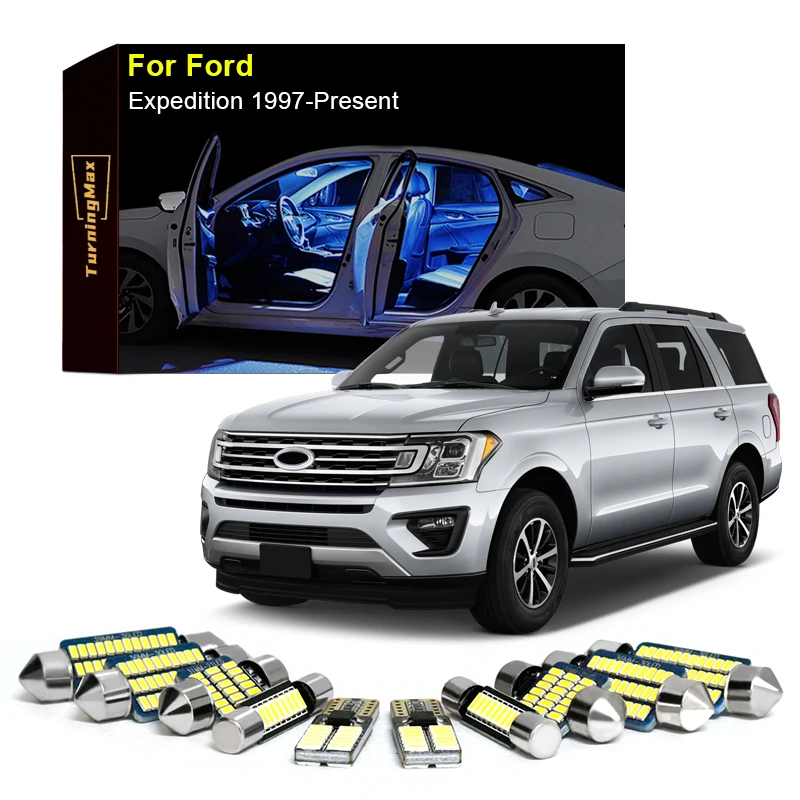 

Canbus Interior Lighting LED Bulb Kit Package For Ford Expedition 1997-Now Dome Trunk Reading Lights Indoor Lamp Car Accessories