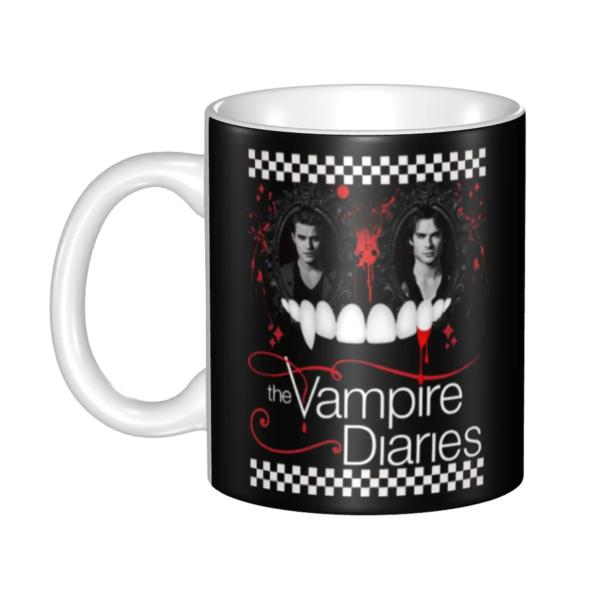 Custom The Vampire Diaries Mugs Personalized Coffee Ceramic Mug Creative Gift