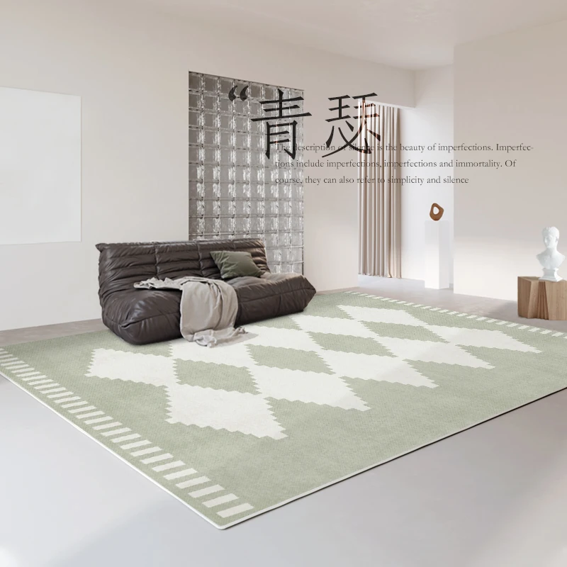 

Modern Simple Living Room Decoration Carpet Home Bedroom Bedside Large Area Soft Rug Home Study Cloakroom Plush Non-slip Rugs