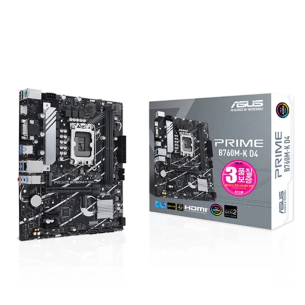 Asus Prime B760M-K D4 Motherboard Stcom [Inländischer Versand Original]