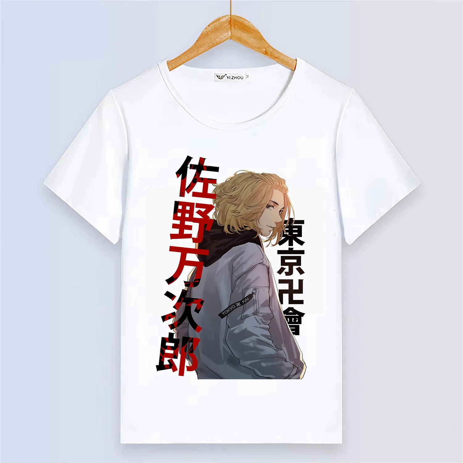 Tokyo Revengers Couple Short Sleeve T Shirt Digital Printing White T-shirt Summer Tops Anime Clothes Breathable Tee Shirts