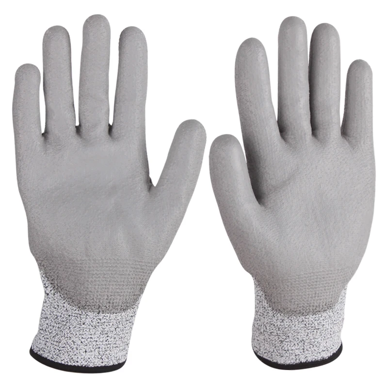 CK Tech. Cut Resistance Non-slip Rubber Gloves Thickened Labor Hand Protection For Kitchen And Outdoor Works