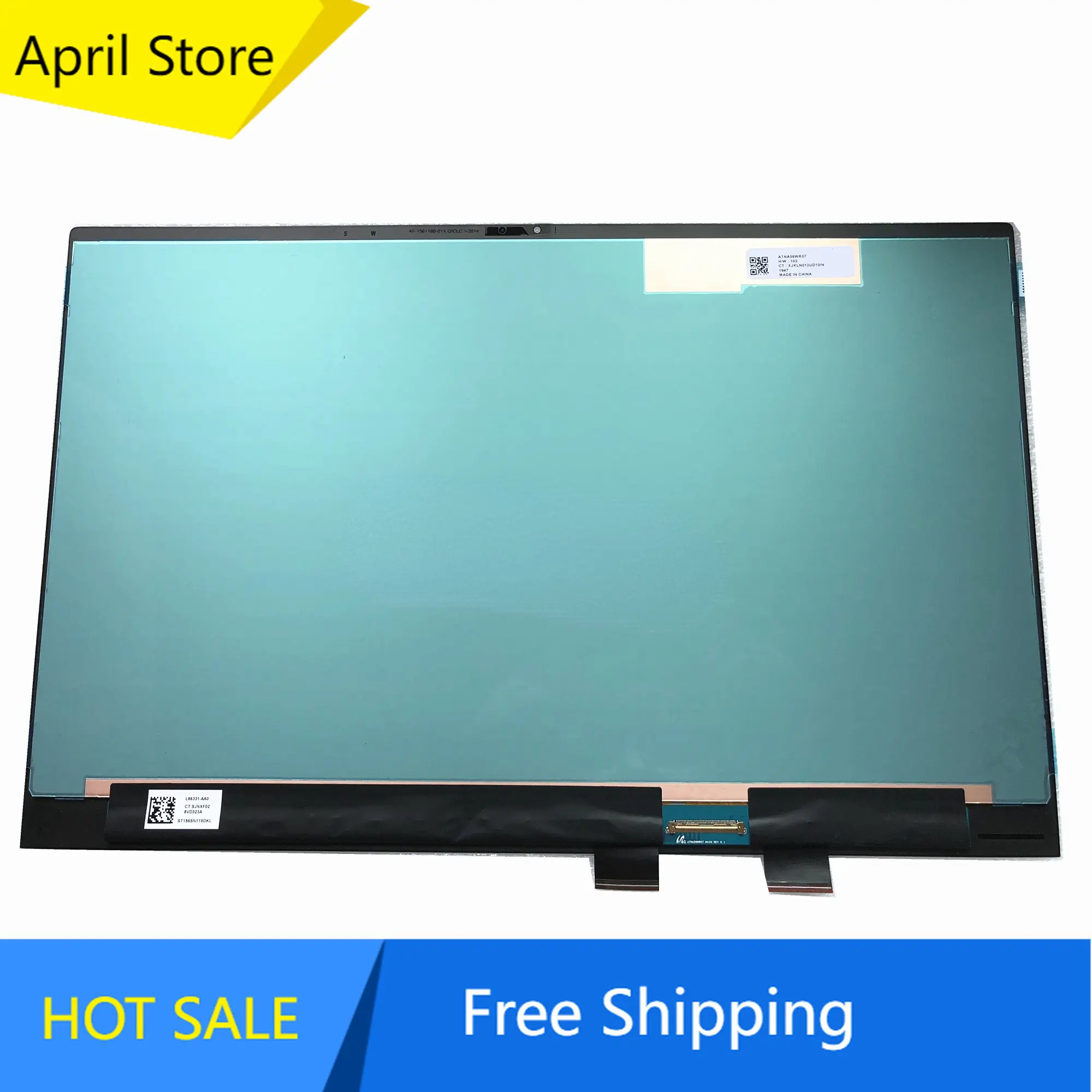 ATNA56WR07-102 15.6'' Laptop OLED Screen Digitizer Assembly for HP 15-EP 15-ep0190nd L86331-AA0 With No Frame 3840*2160