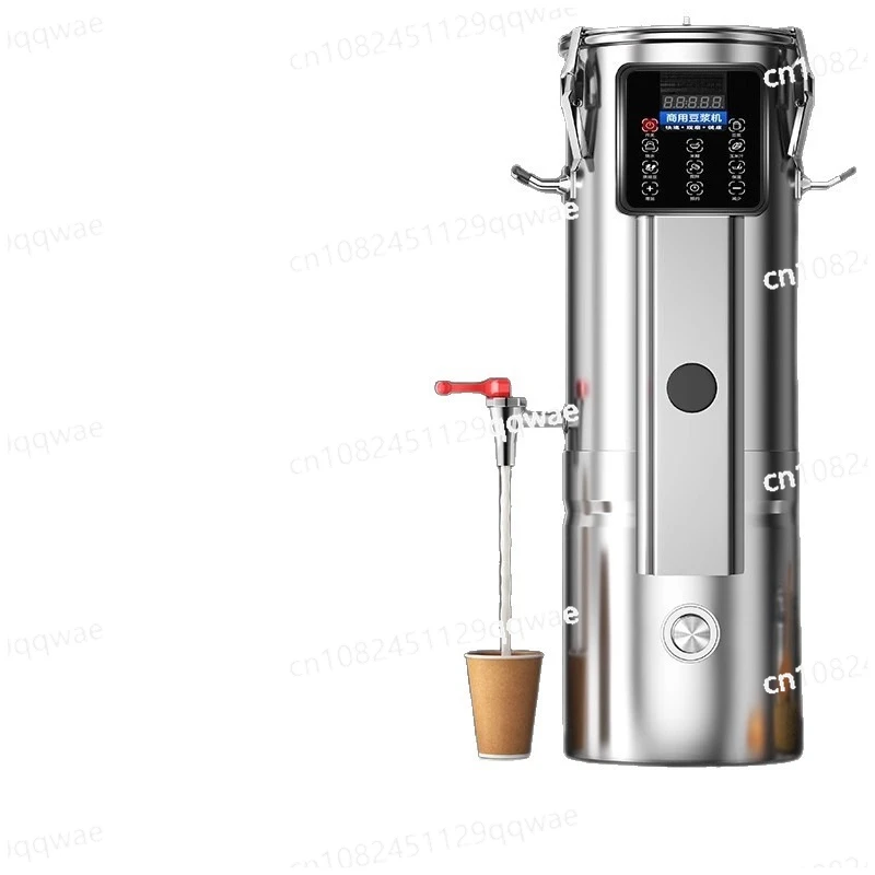 Large-capacity commercial soybean milk machine, bean flower machine, automatic integrated heating, freshly ground breakfast