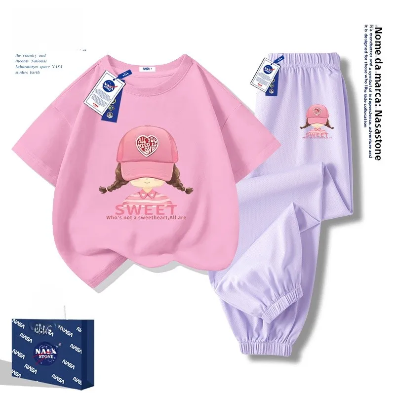girls-summer-outfit-set-casual-short-sleeve-mosquito-proof-sportswear-two-piece-cotton-clothing-for-children-school-gift