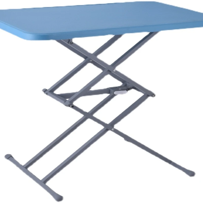 Portable Adjustable Lifting Folding Table Floating Window Outside Camping Barbecue Stall Table Storage Free Installation