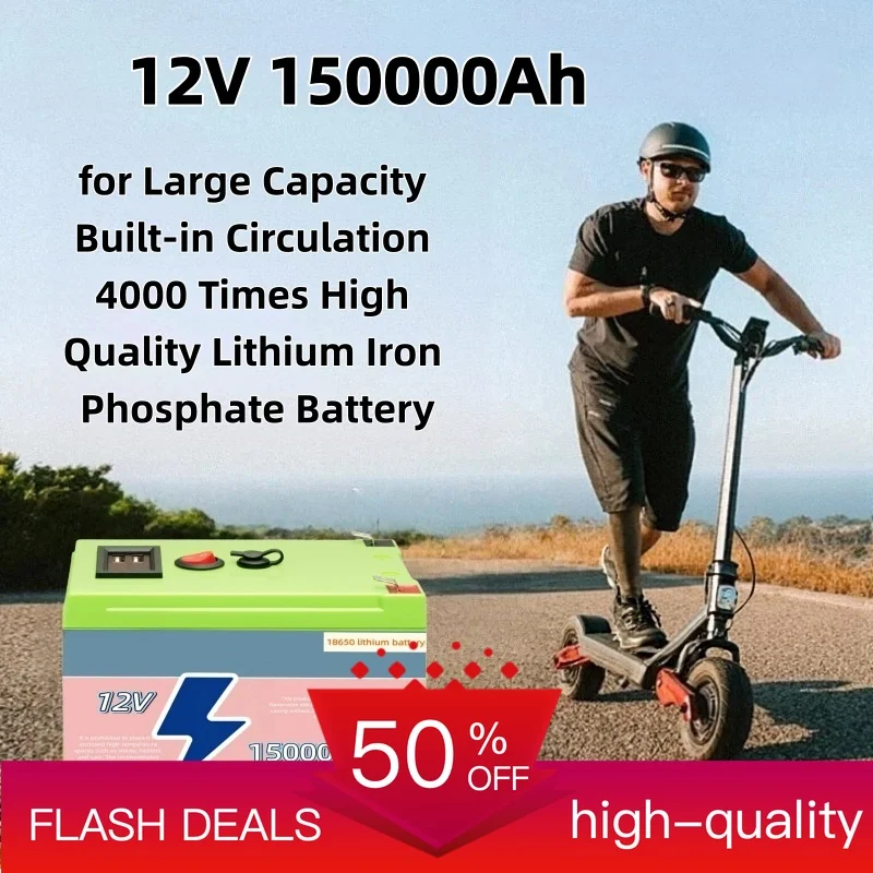 12V 150000Ah for Large Capacity Built-in Circulation 4000 Times High Quality Lithium Iron Phosphate Battery
