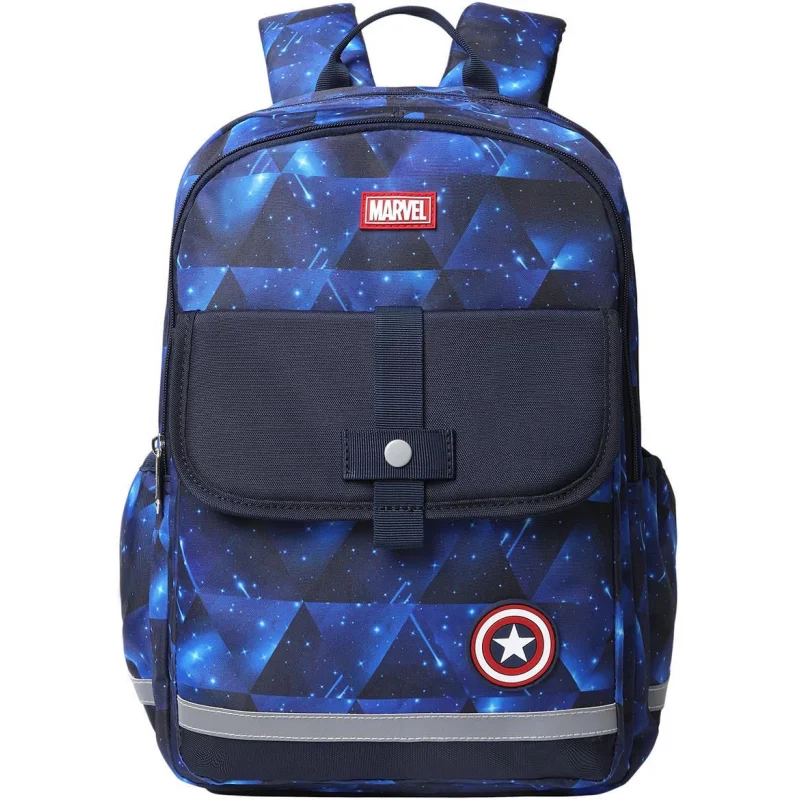 Marvel Iron Man Can Pass Anime School Bag 3-9 Grade Large Capacity Ultra-light Ridge Protector Boy Casual Fashion Backpack Gift