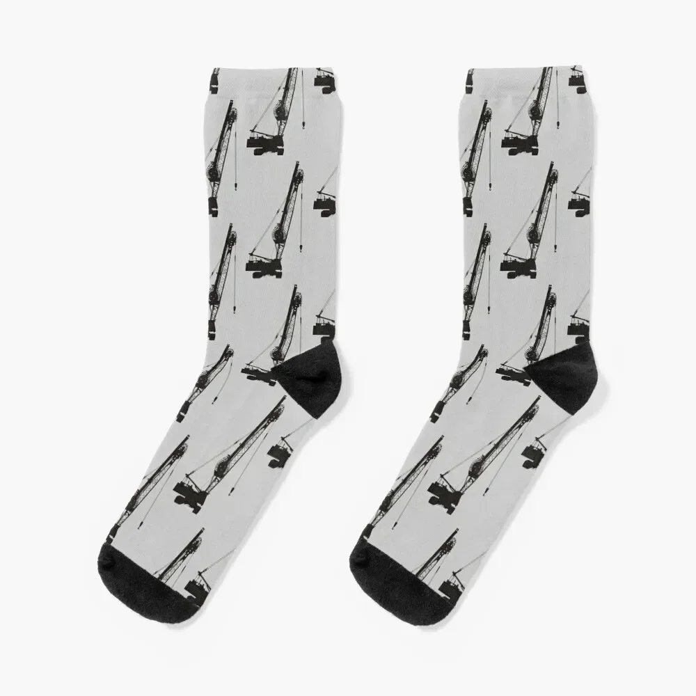 

Construction Crane Socks basketball crazy gifts funny gift Men Socks Women's