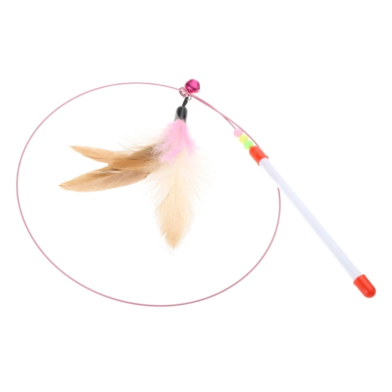 for Cat Feather Toy 90cm Wand Teaser with Interactive Catcher Teaser
