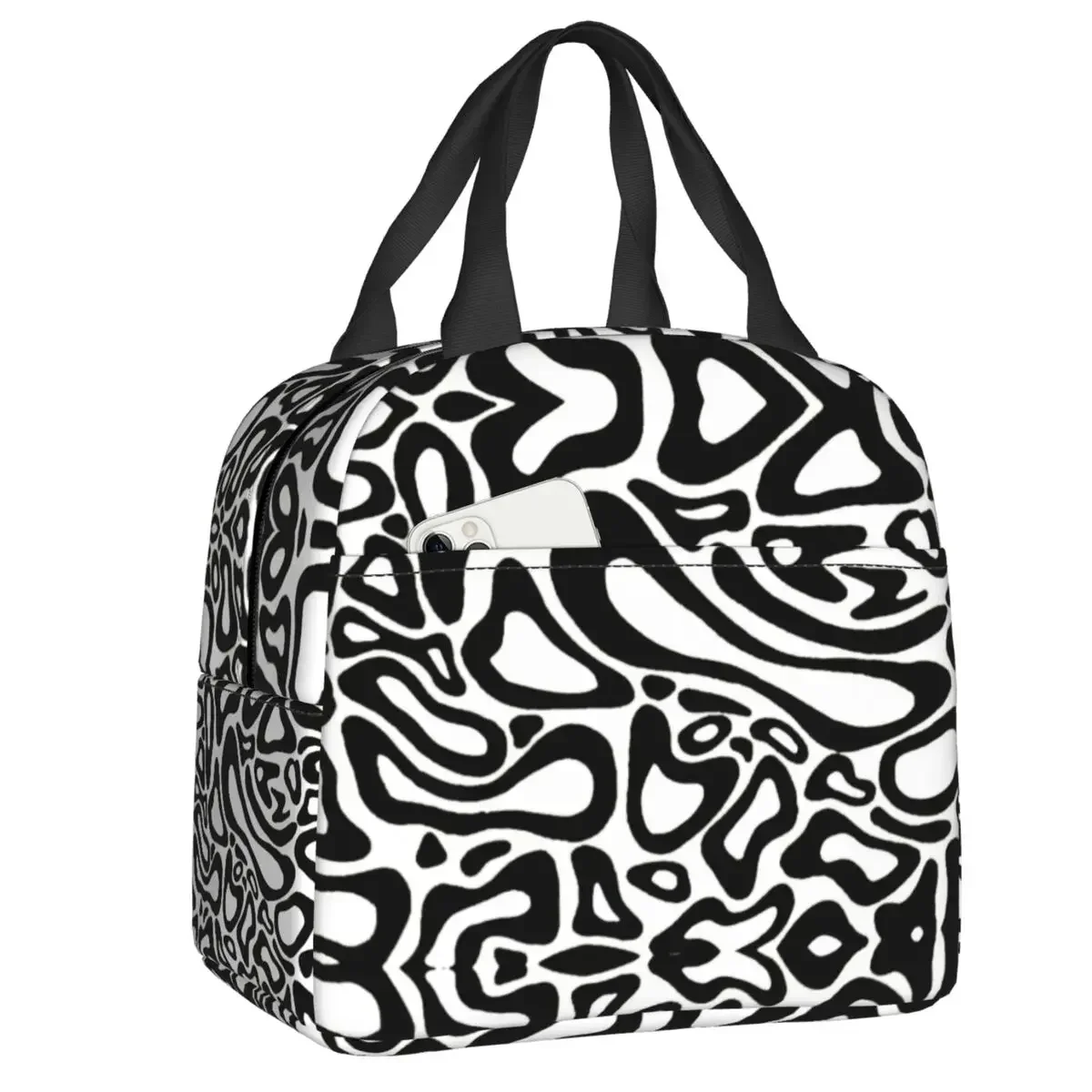 Custom L-Lando Norris Motorcycle Racing Lunch Bag Portable Cooler Thermal Insulated Lunch Box Picnic Travel Food Tote Bags