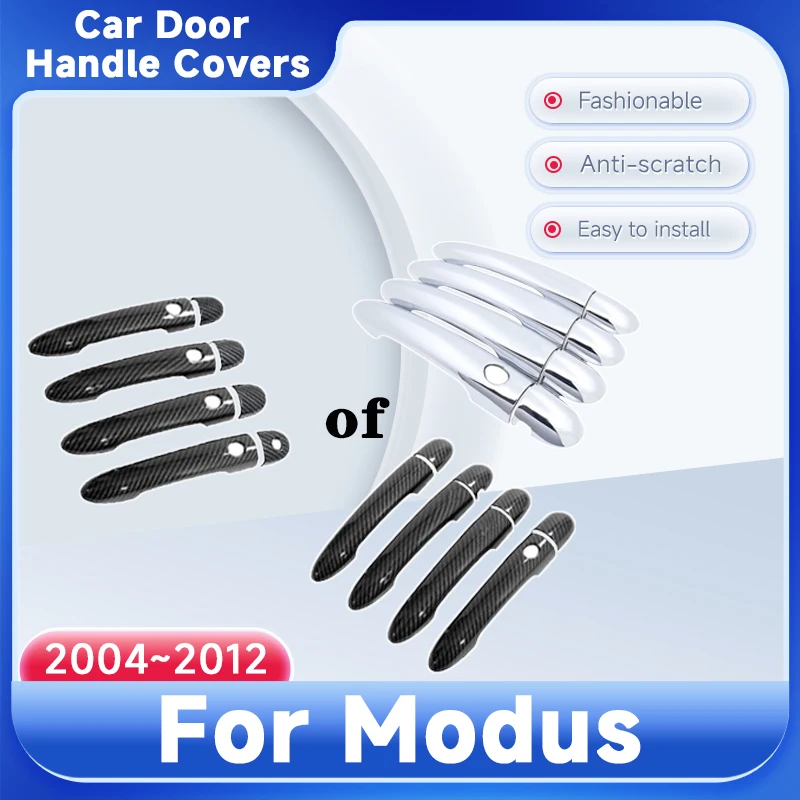 

Door Handle Cover For Renault Fluence Samsung SM3 Dongfeng Fengnuo E300 EV 2009~2020 Accessories Rustproof Stickers Style Gadget