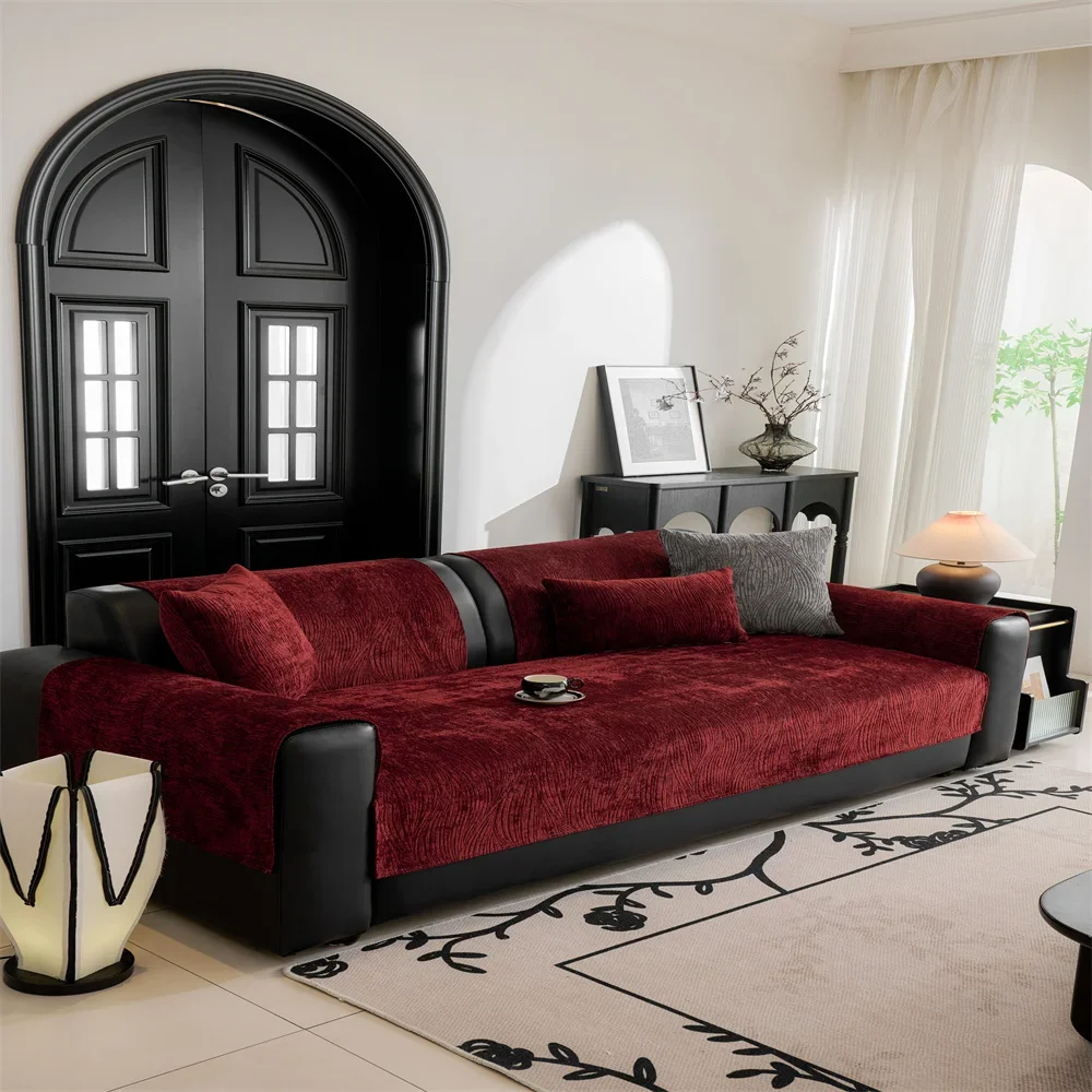 Sofa Cushion New Style Imitation Cotton and Linen All-season Anti-slip Cross-border Sofa Cover Full-cover Sofa Scarf