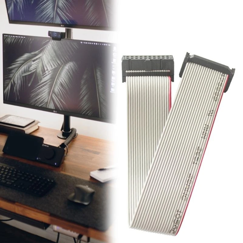 F68C 20 PIN JTAG Programming Cable for AVR Device Debugging and Firmware