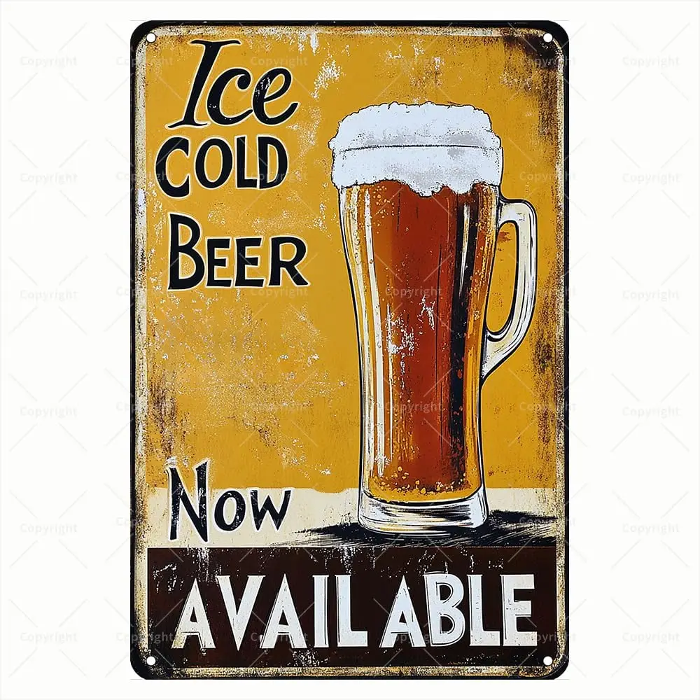 1P,Vintage Tin Sign… - image