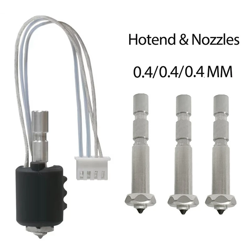 For 3 Max Nozzle Hotend 3 Max Combo Quick Swap Nozzle Hardened Steel 0.4 Accessories [No.3 Elnic]