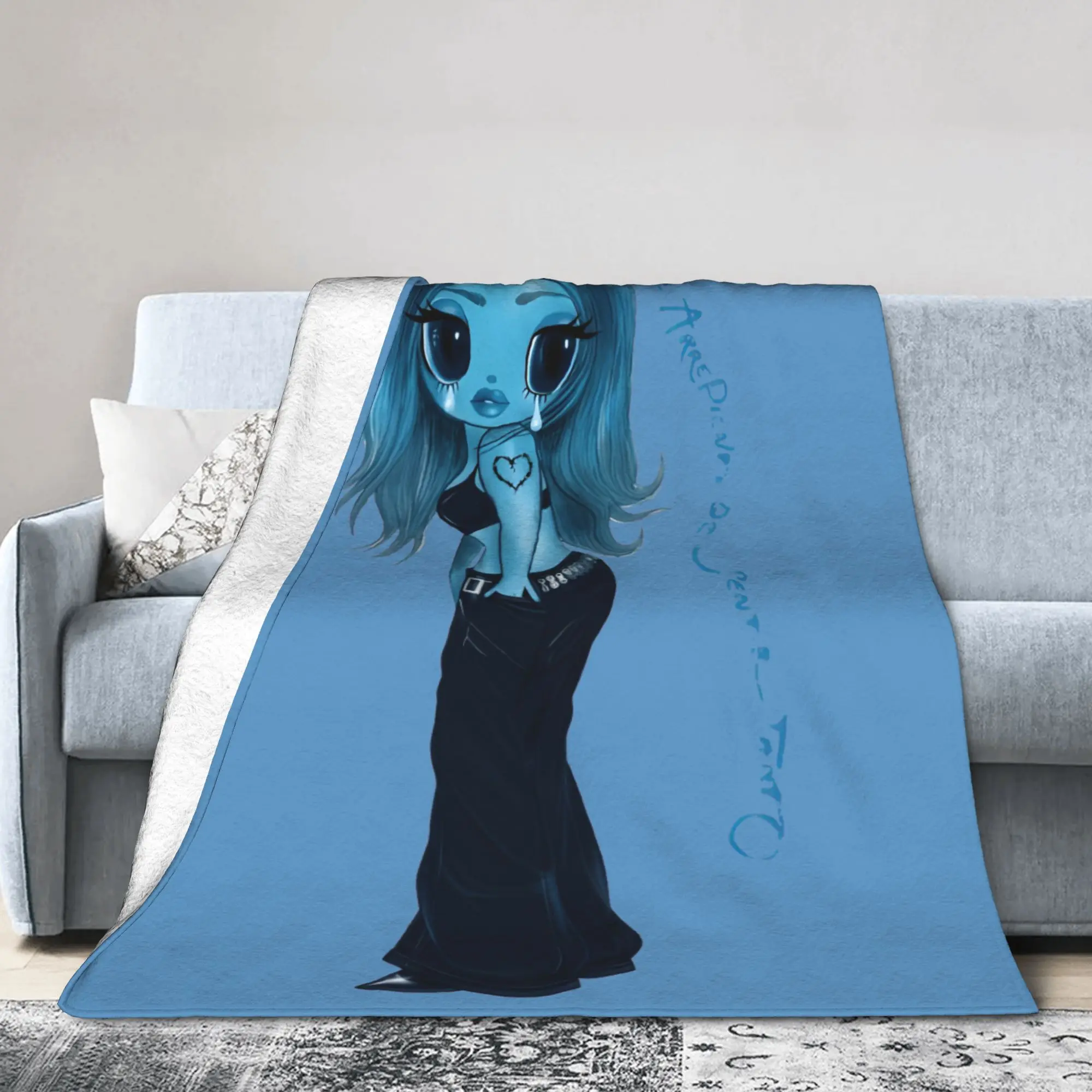 Funny No Me Arrepiento De Sentir Tanto Karols G NMADST  Blankets Soft Velvet  Relax Throw Blanket Machine Washable