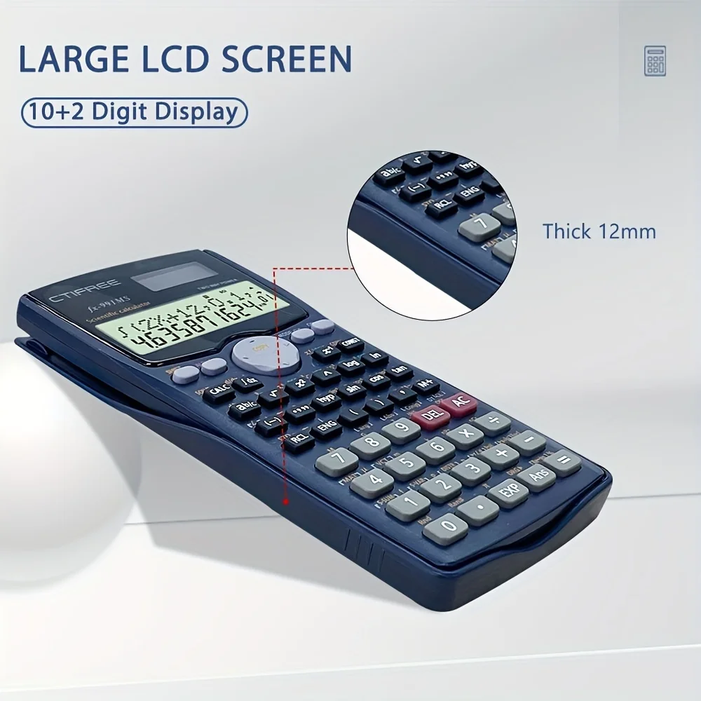 fx-991MS Multifunctional science function calculator-401function Specially designed for student exams, economical packaging