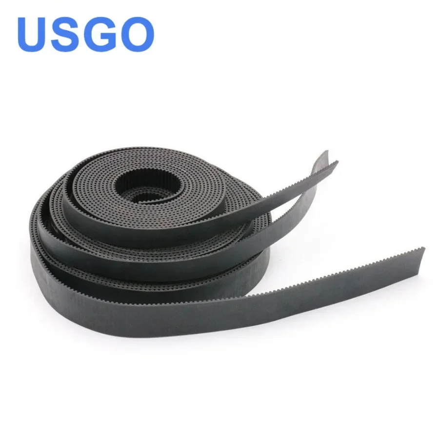 USGO คุณภาพสูง 10 เมตร HTD3M PU เปิดเข็มขัด 3M กว้าง 5 10 15 20 25 30 มม.เข็มขัดยูรีเทนสําหรับ CO2 เลเซอร์เครื่อง