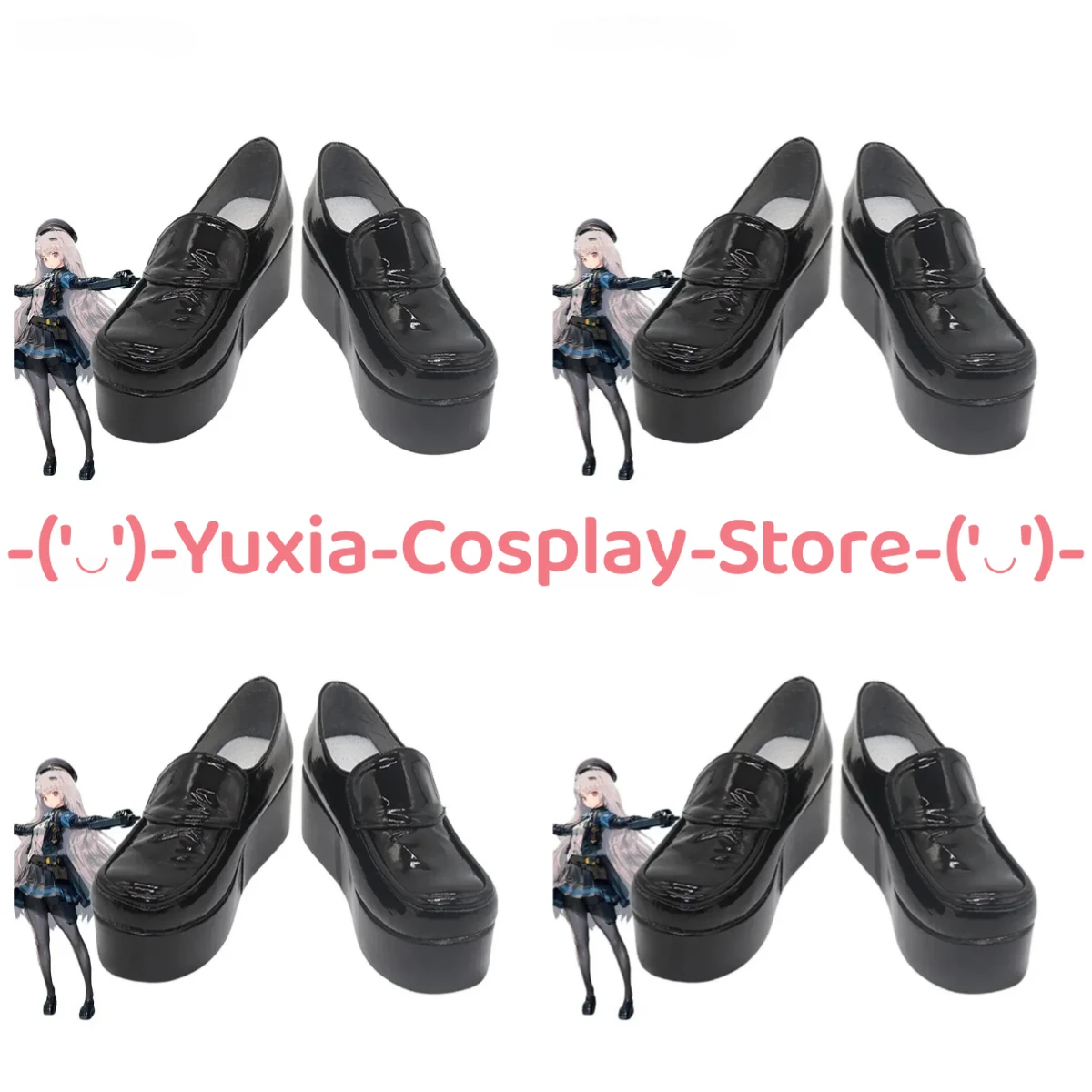 

Yuxiacosplay! Original Soline Cosplay Shoes Anime Game Character Prop PU Leather Boots Halloween Carnival Party Costume