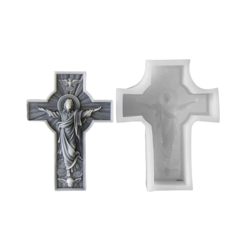 Silicone Religious Themes Mold Crafting Molds Perfect for Crafting Unique Scented for Home or Studio Use