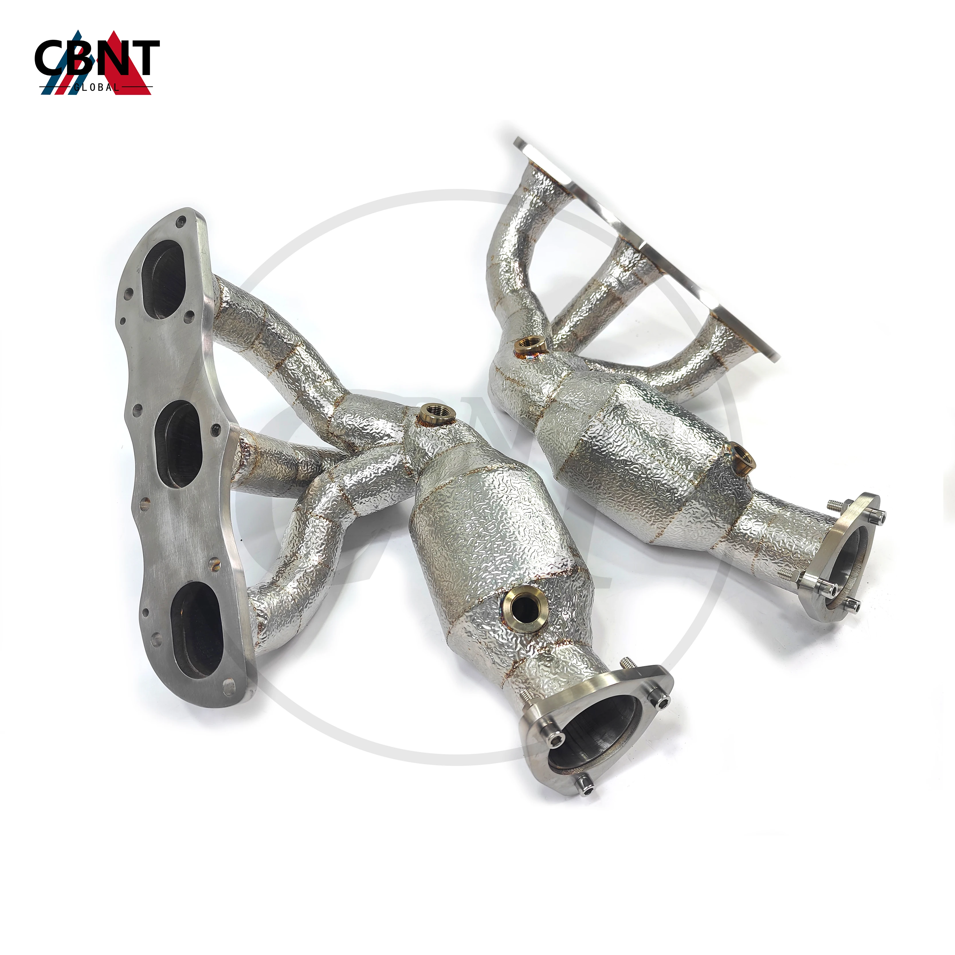 

CBNT For Porsche Boxster 981 987 Manifold Exhaust Pipe System Tuning High Performance SS304 Exhaust-headers