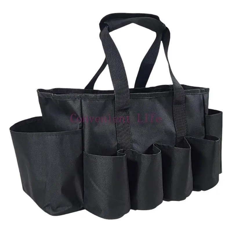 L1EE JAR กว้างขวางจัดกระเป๋ากระเป๋าพร้อมที่จับเพื่อใช้งานง่ายในครัวเรือน