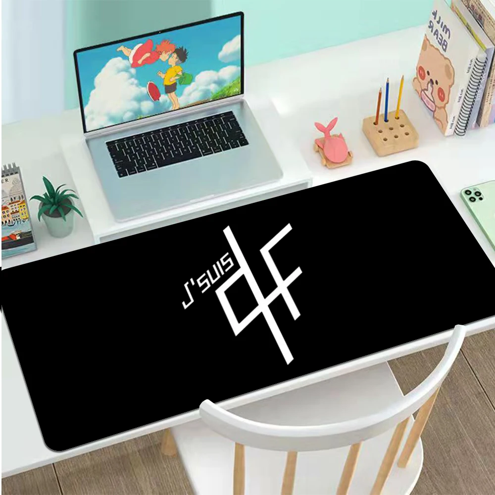 PNL QLF Rapper Singer Large Mouse Pad 80X30 MousePad Oversized Laptop Keyboard Pad Table Mat for Playing Games Mousepad 90X30