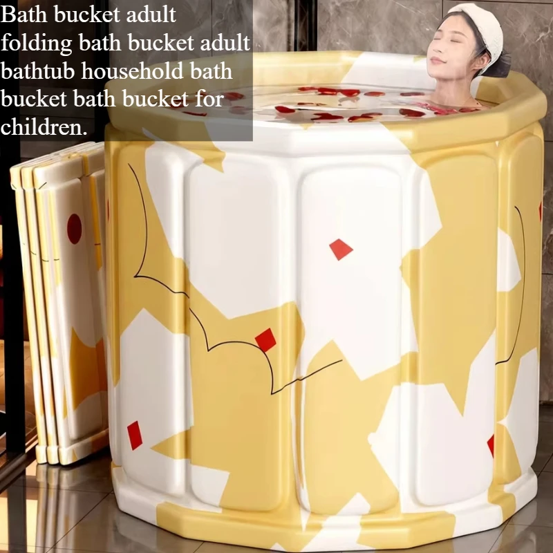 

Hot Adults Foldable Bathtub Clearance Cold Spa Children Foldable Bathtub Foot Soaking Lazy Tina Plegable Portable Bathrooms